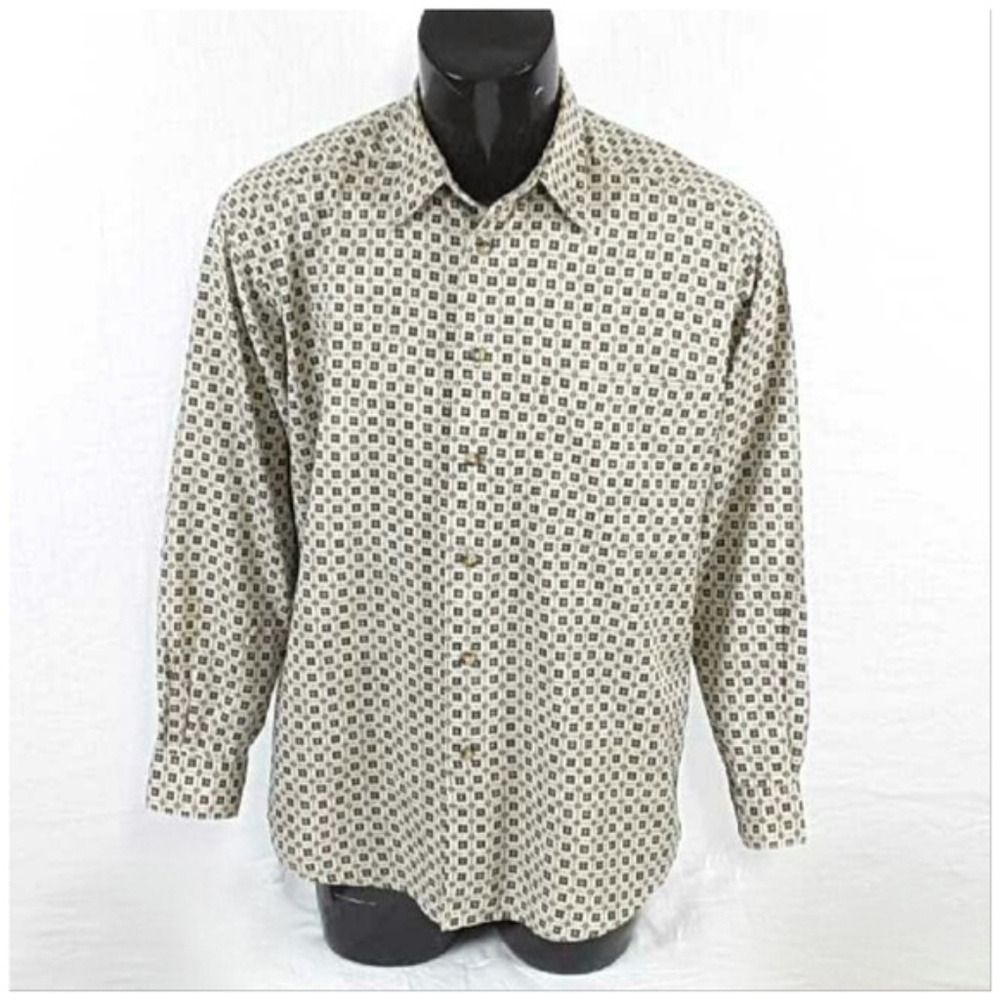 *MEN* CLAIBORNE, Button Up Shirt, size Large